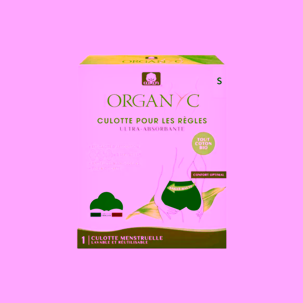 Organyc Menstruační kalhotky z biobavlny na silnou menstruaci ultraabsorpční