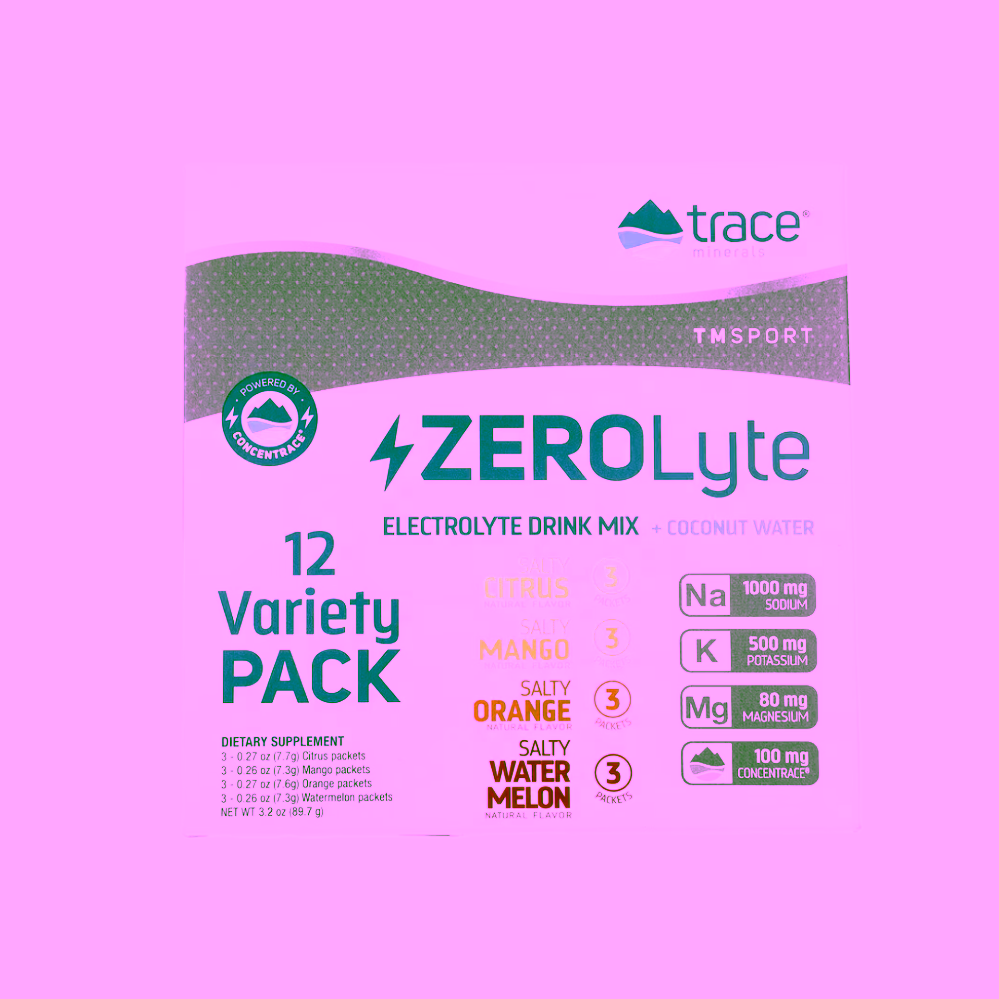 Trace Minerals Zerolyte elektrolyty Testovací sada
