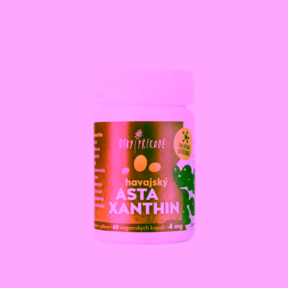Díky přírodě Havajský astaxanthin Vegan 4 mg