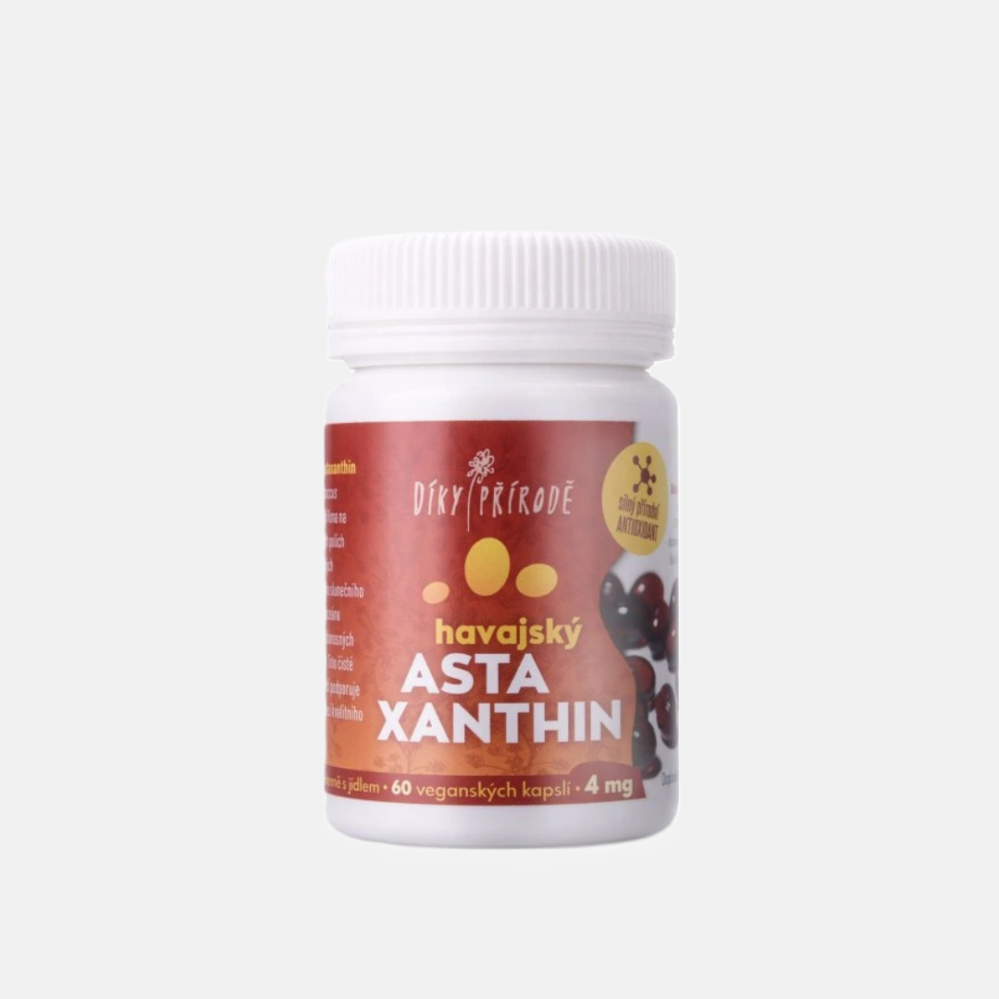 Díky přírodě Havajský astaxanthin Vegan 4 mg