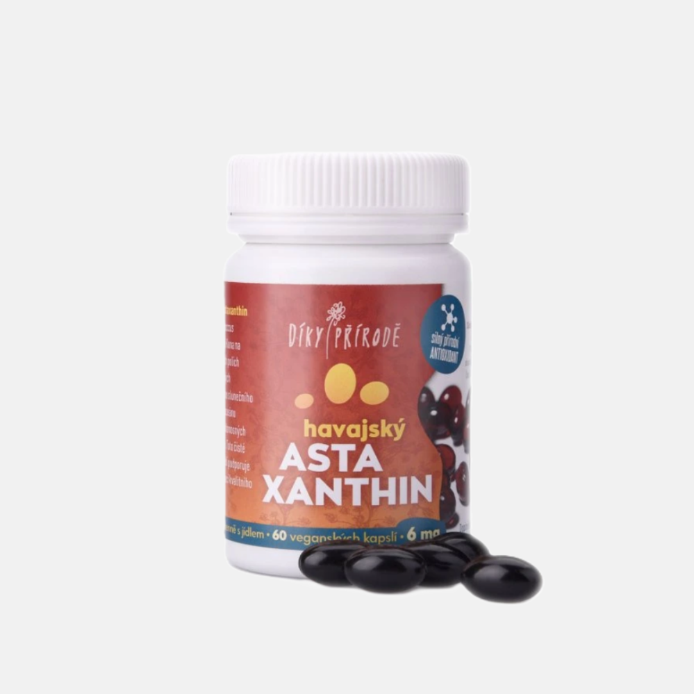 Díky přírodě Havajský astaxanthin Vegan 6 mg