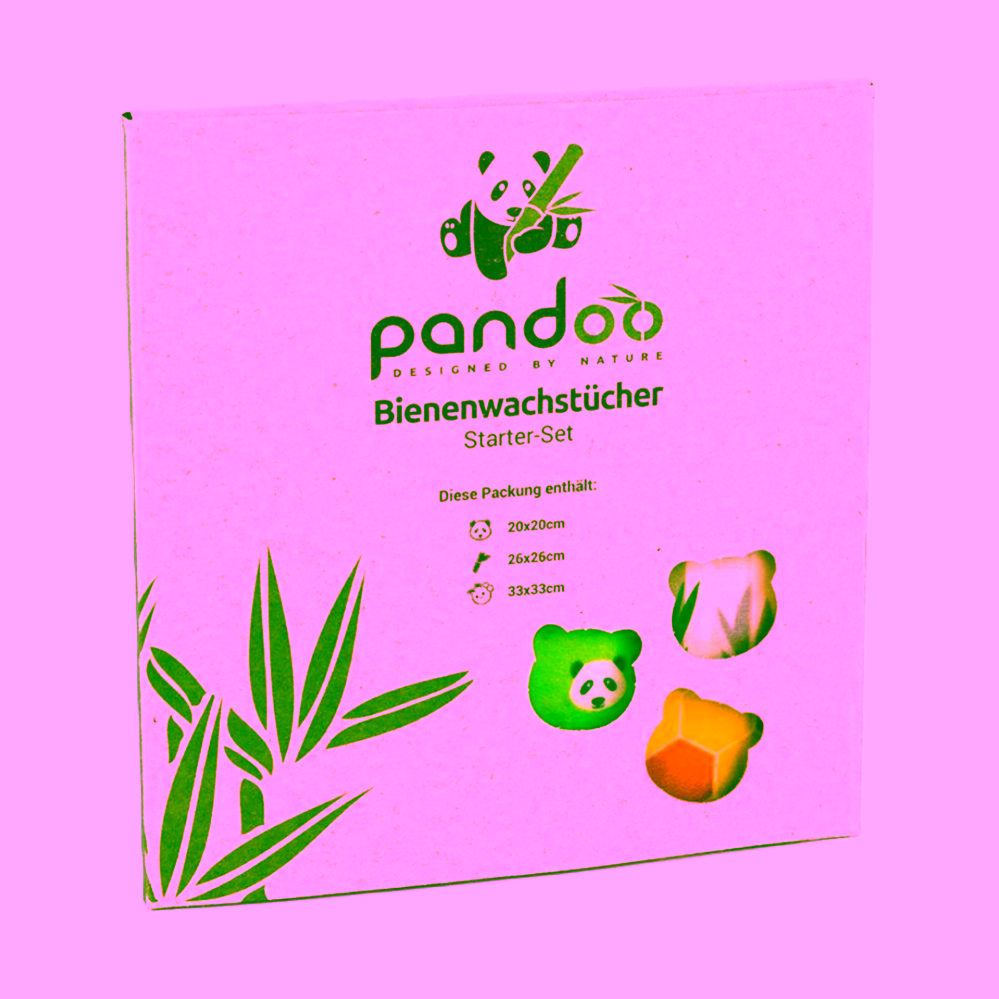 Pandoo Opakovaně použitelný obal se včelím voskem