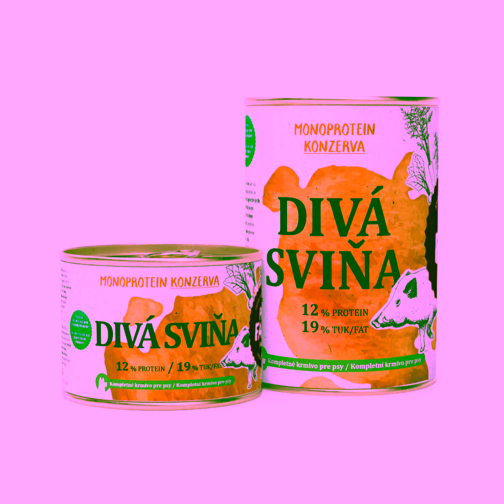 Pet Farm Family Divá sviňa konzerva pro psy