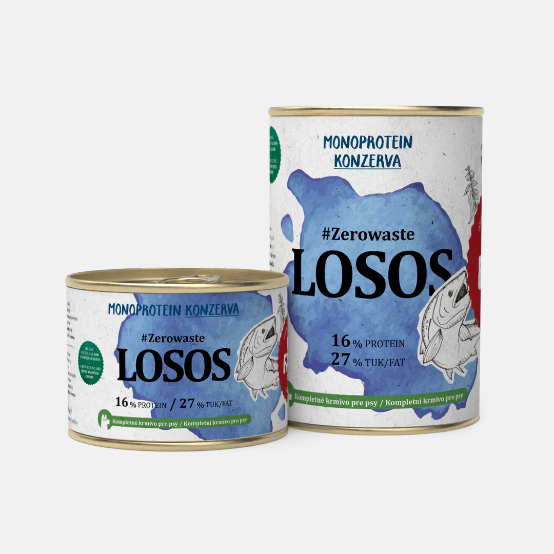 Pet Farm Family #ZEROWASTE Losos konzerva pro psy