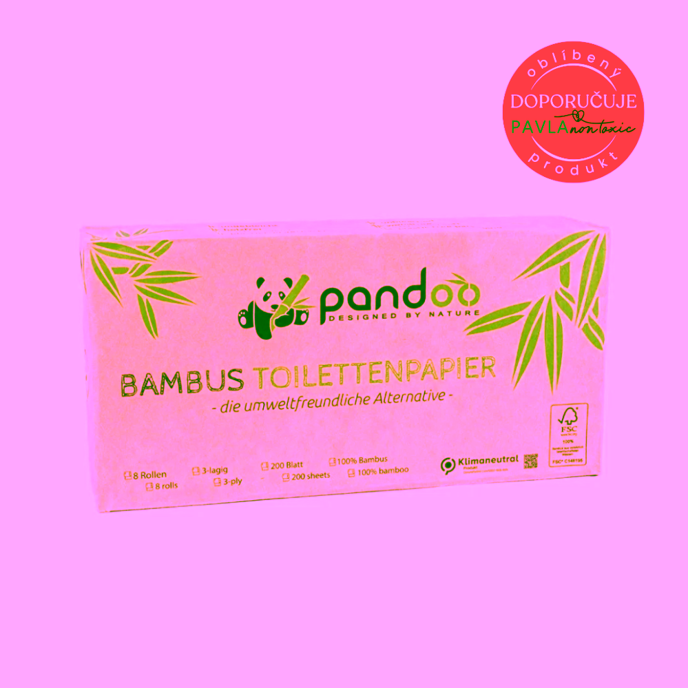 Pandoo Bambusový toaletní papír 3 vrstvý