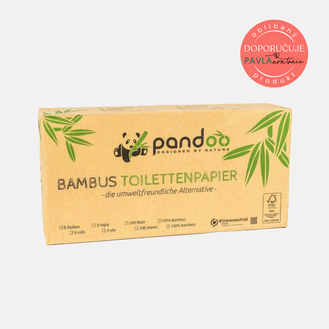 Pandoo Bambusový toaletní papír 3 vrstvý