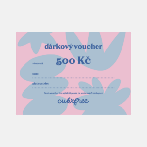 Dárkový voucher cukrfree poštou