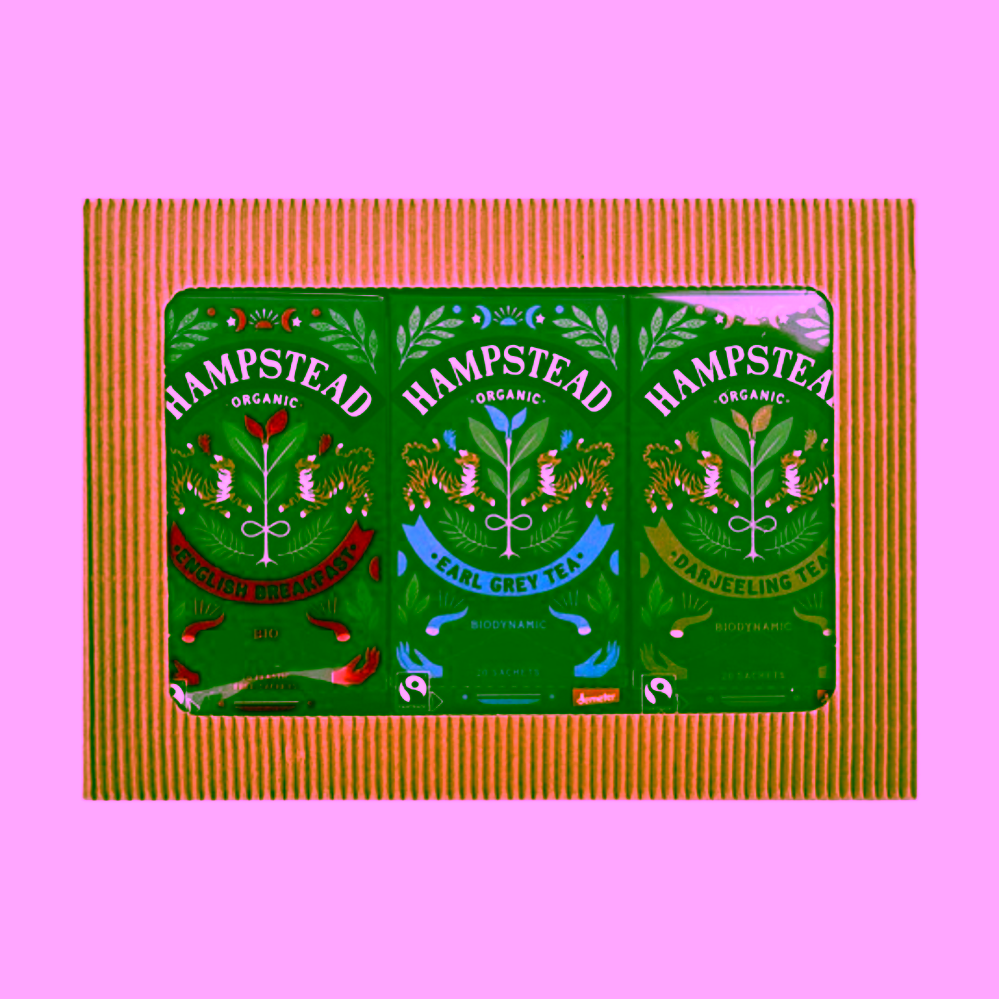 Hampstead Tea London Dárkový balíček výběru BIO černých čajů