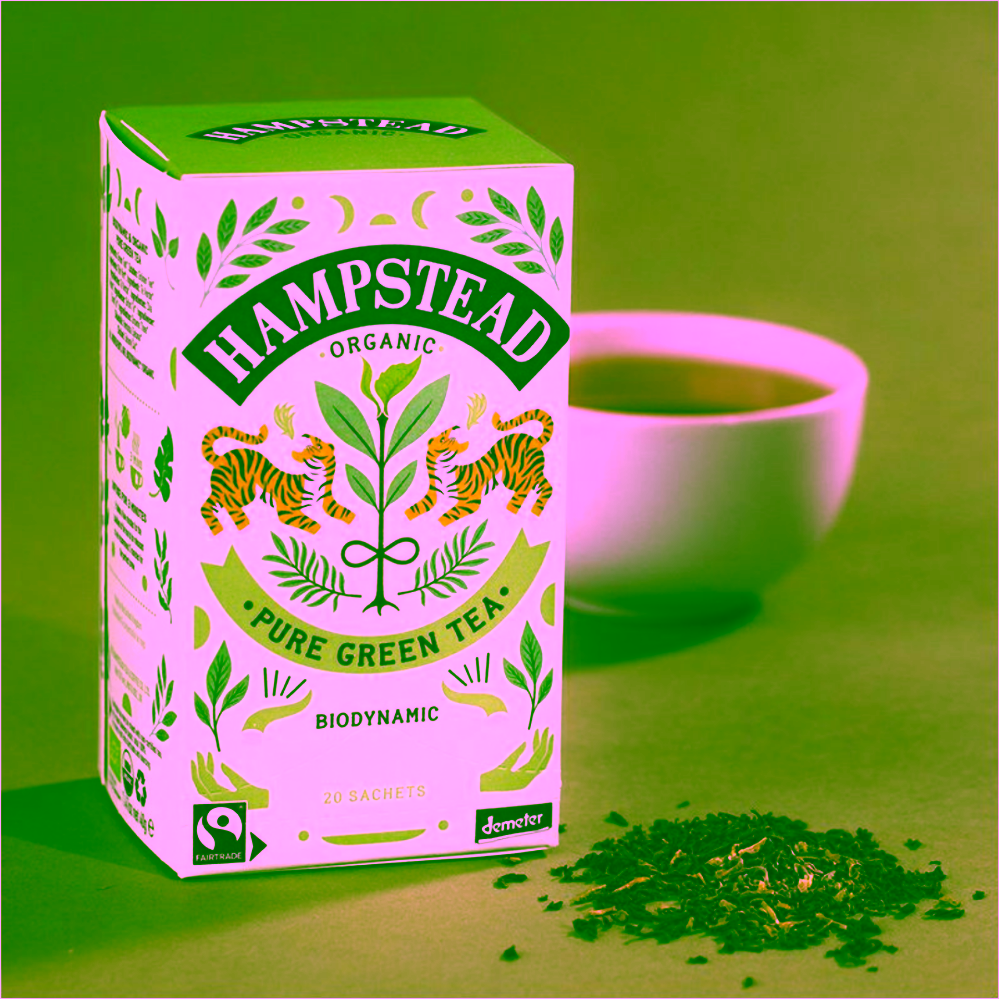 Hampstead Tea London Dárkový balíček výběru BIO zelených čajů