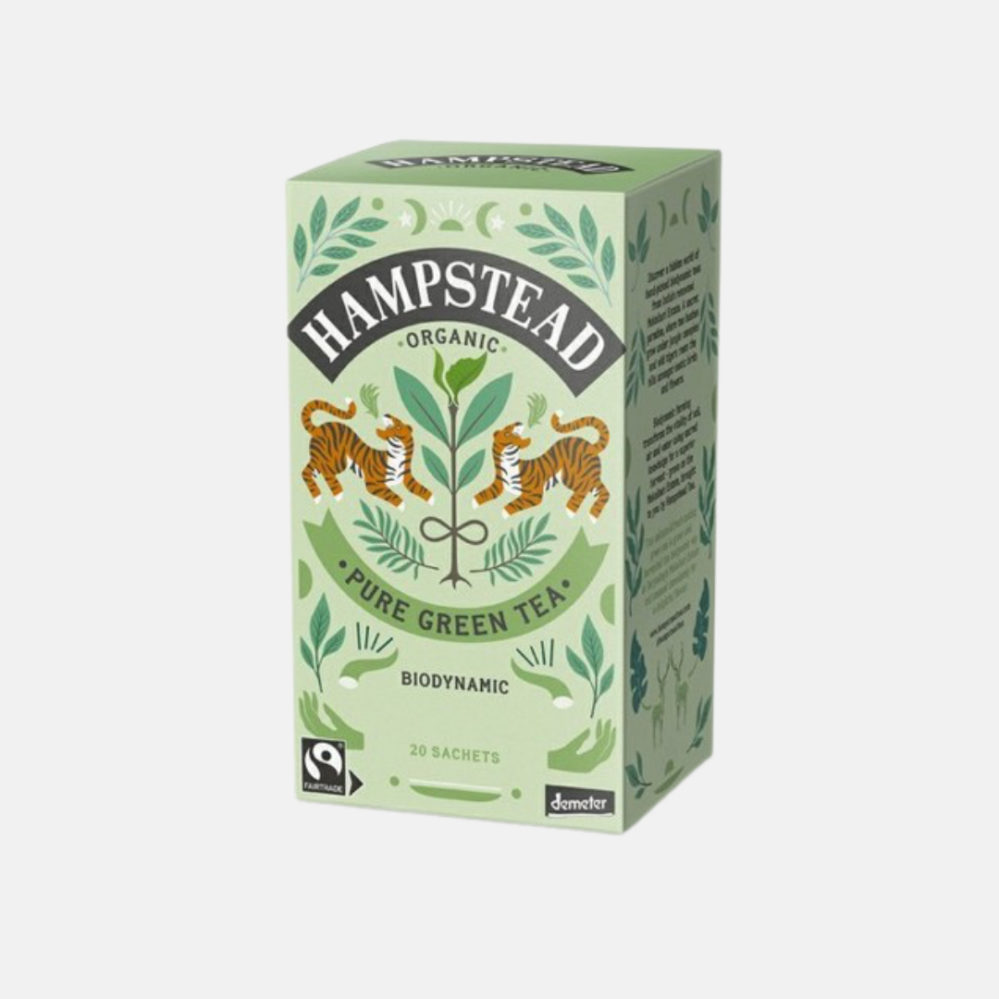 Hampstead Tea London Dárkový balíček výběru BIO zelených čajů