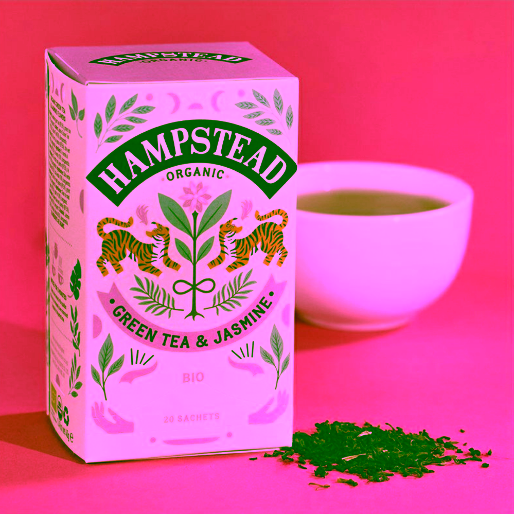 Hampstead Tea London Dárkový balíček výběru BIO zelených čajů
