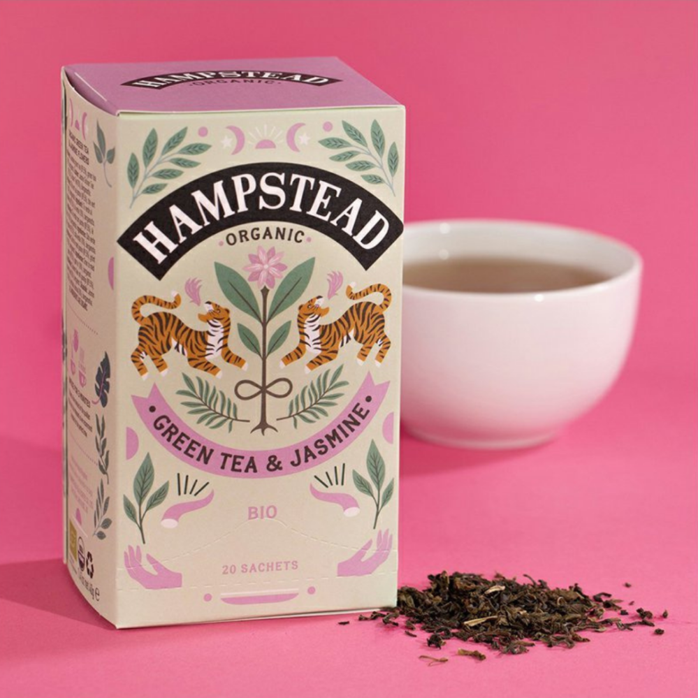 Hampstead Tea London Dárkový balíček výběru BIO zelených čajů