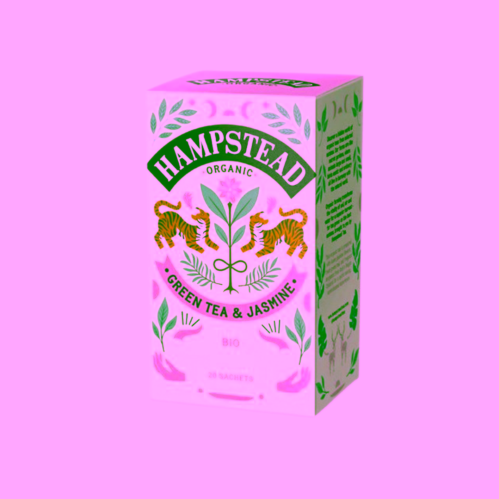 Hampstead Tea London Dárkový balíček výběru BIO zelených čajů