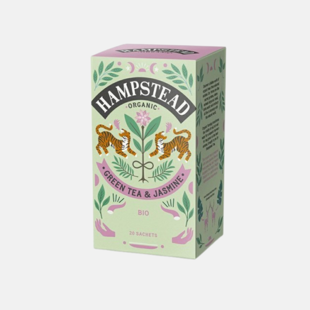 Hampstead Tea London Dárkový balíček výběru BIO zelených čajů