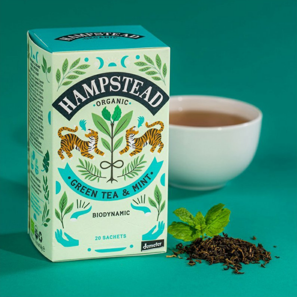 Hampstead Tea London Dárkový balíček výběru BIO zelených čajů