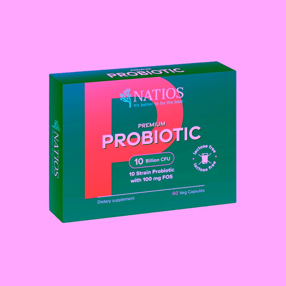 Natios Premium Probiotic Probiotika s FOS 10 miliard CFU 10 kmenů