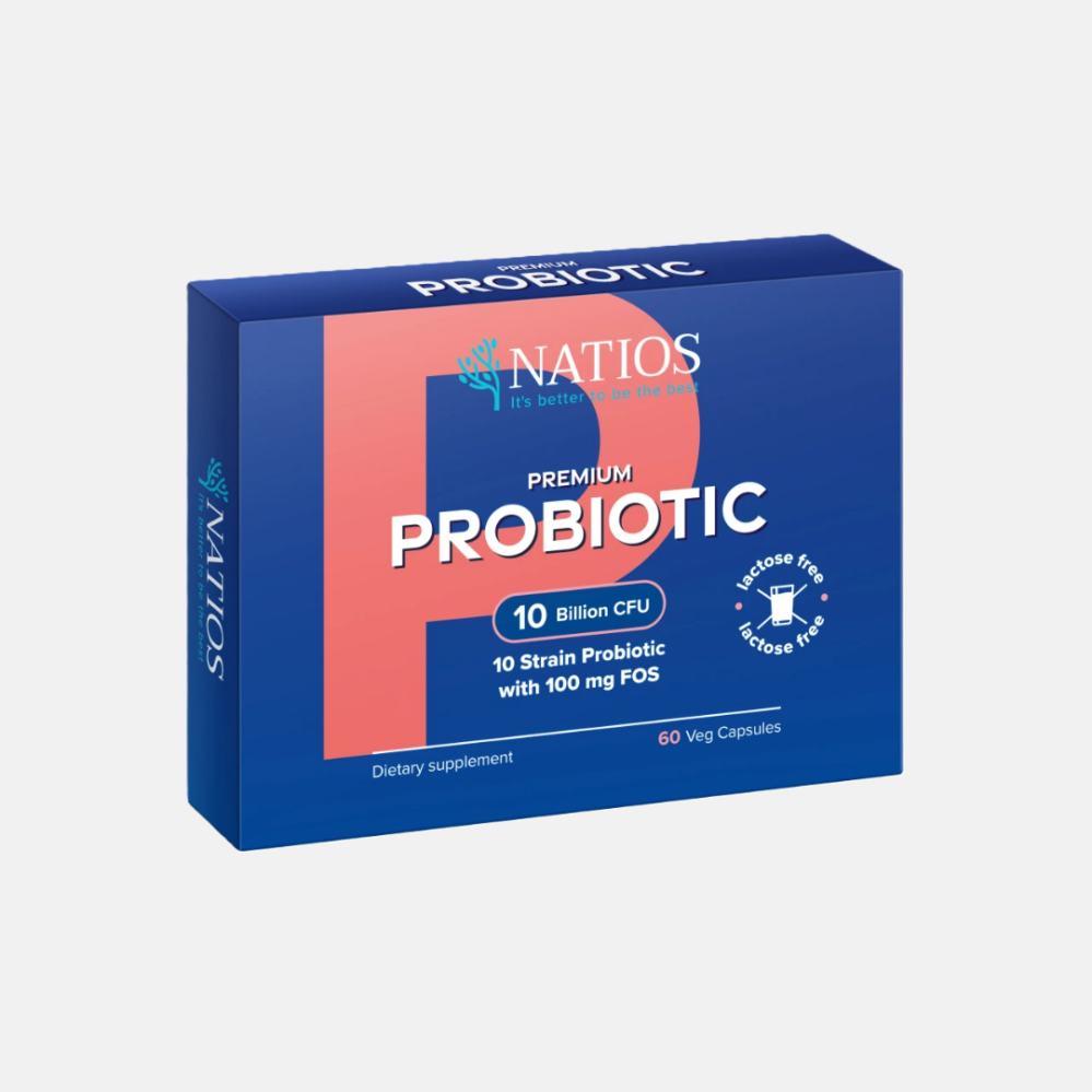 Natios Premium Probiotic Probiotika s FOS 10 miliard CFU 10 kmenů