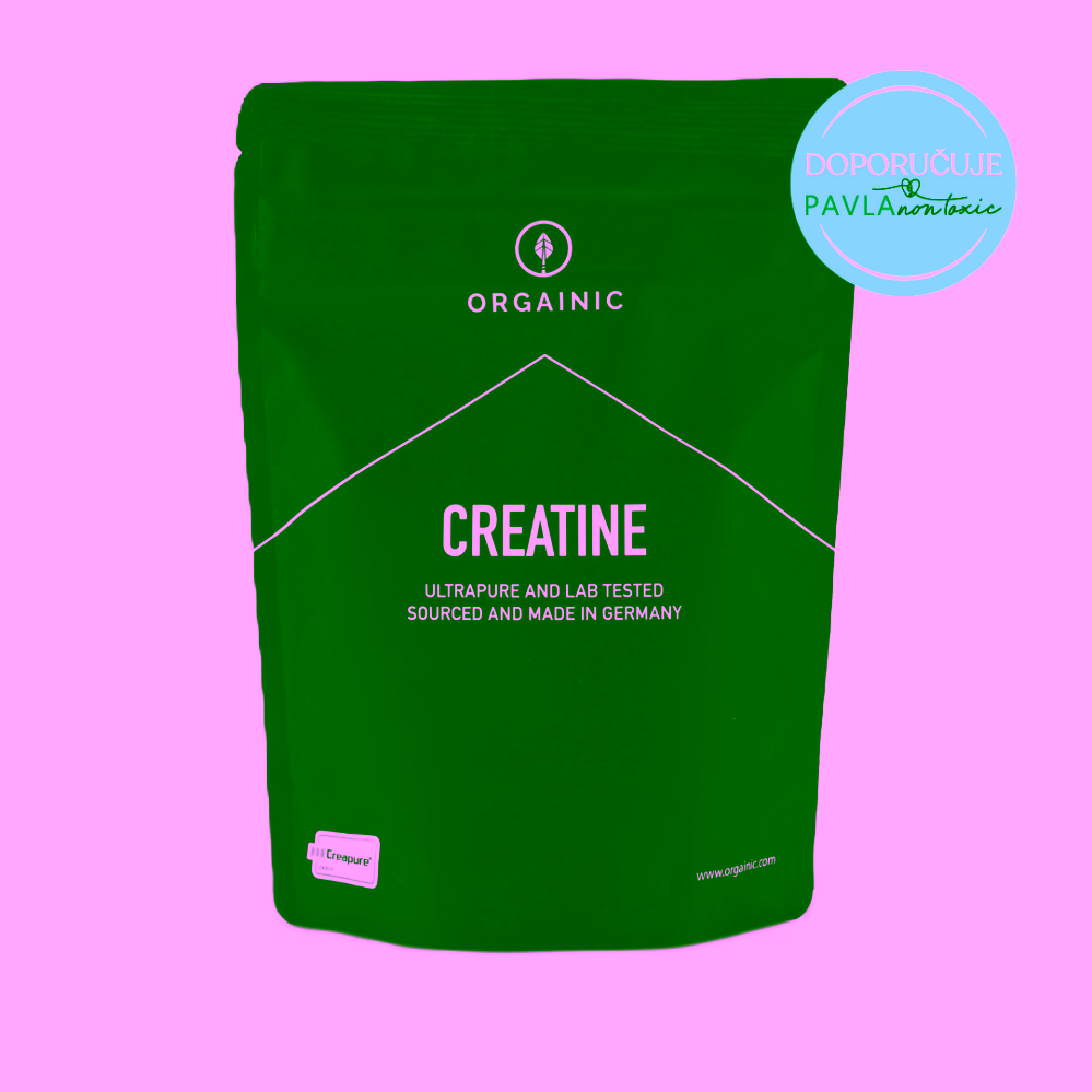 Orgainic Creapure Creatine mikronizovaný kreatin monohydrát