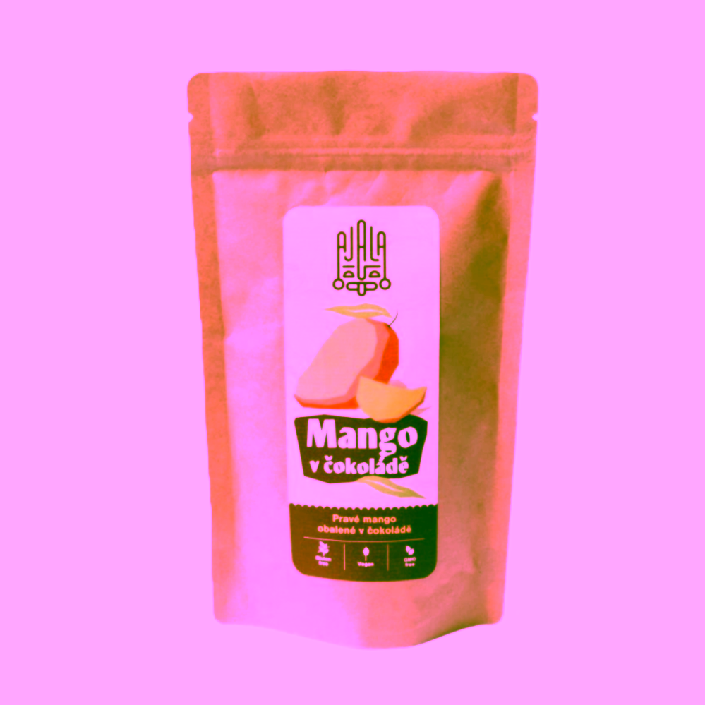 Ajala Pravé mango z Thajska ve 100% čokoládě Ekvádor