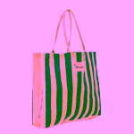 Bloomingville Bergamo nákupní taška modrá