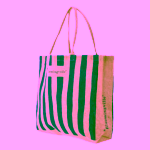 Bloomingville Bergamo nákupní taška modrá