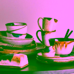 Bloomingville Jules miska z kameniny Blue 750 ml