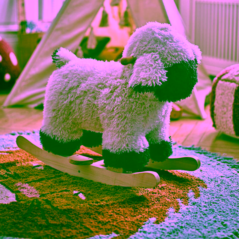 Bloomingville Mini Leroy koberec se lvem z bavlny