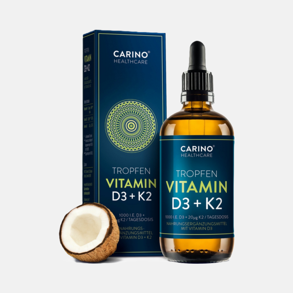 Carino Healthcare Vitamin D3+K2 v MCT oleji