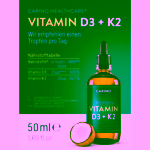 Carino Healthcare Vitamin D3+K2 v MCT oleji