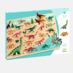 Djeco Puzzlo Dino dřevěné puzzle s dinosaury