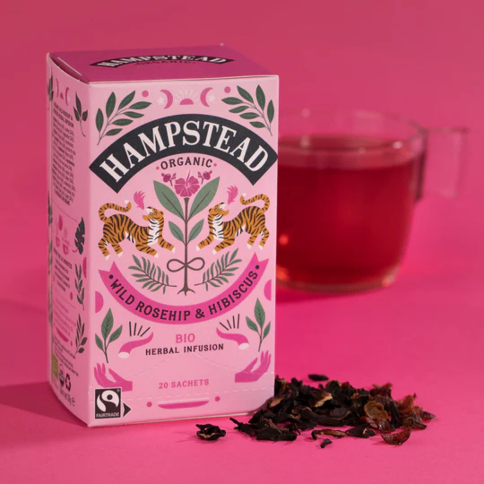 Hampstead Tea London Dárkový balíček výběru BIO bylinných čajů