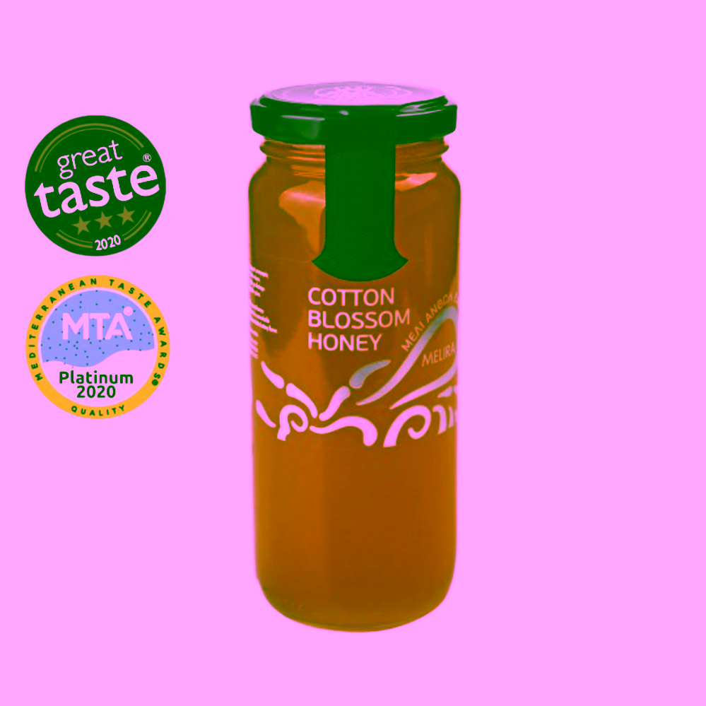 Melira Cotton Blossom Honey - řecký bavlníkový med 550 g