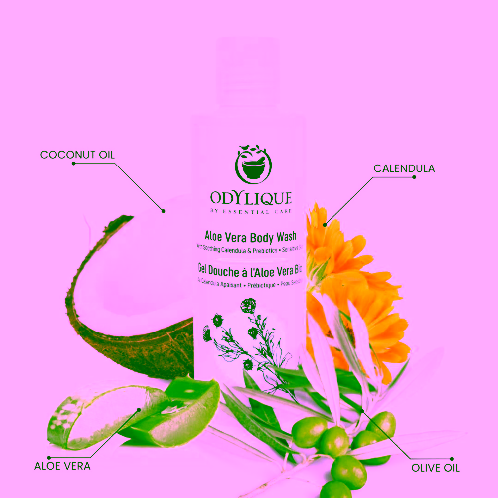 Odylique Sprchový gel bez vůně s Aloe Vera