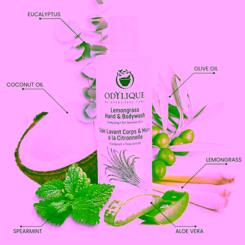 Odylique Sprchový gel Svěží vůně Lemongrass