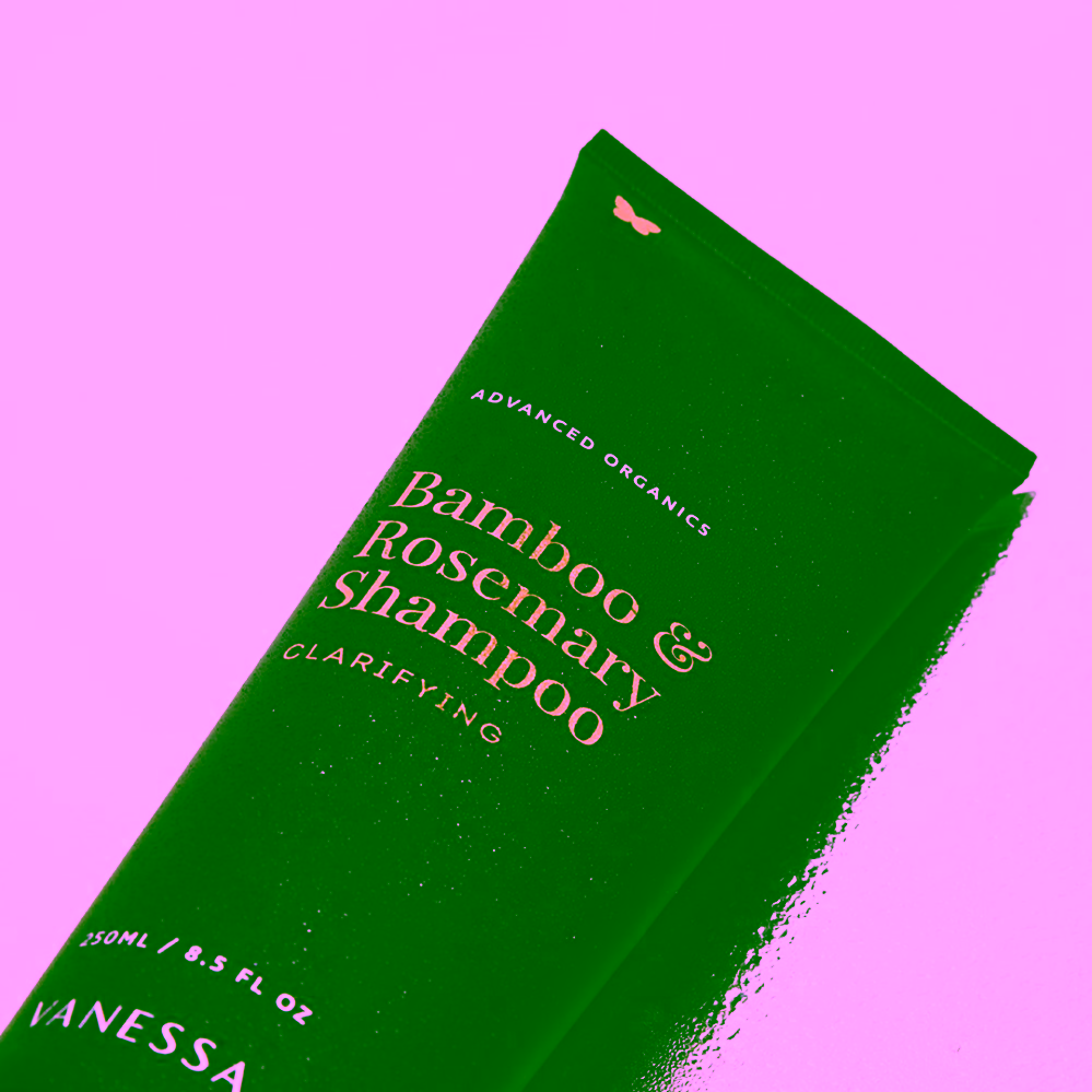 Vanessa Megan Hloubkově čisticí šampon pro objem a růst Bamboo & Rosemary Shampoo