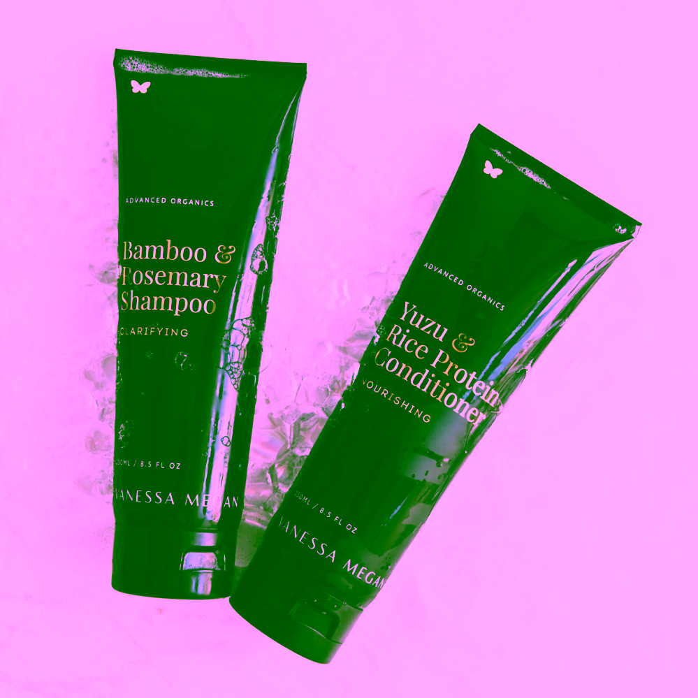 Vanessa Megan Hloubkově čisticí šampon pro objem a růst Bamboo & Rosemary Shampoo