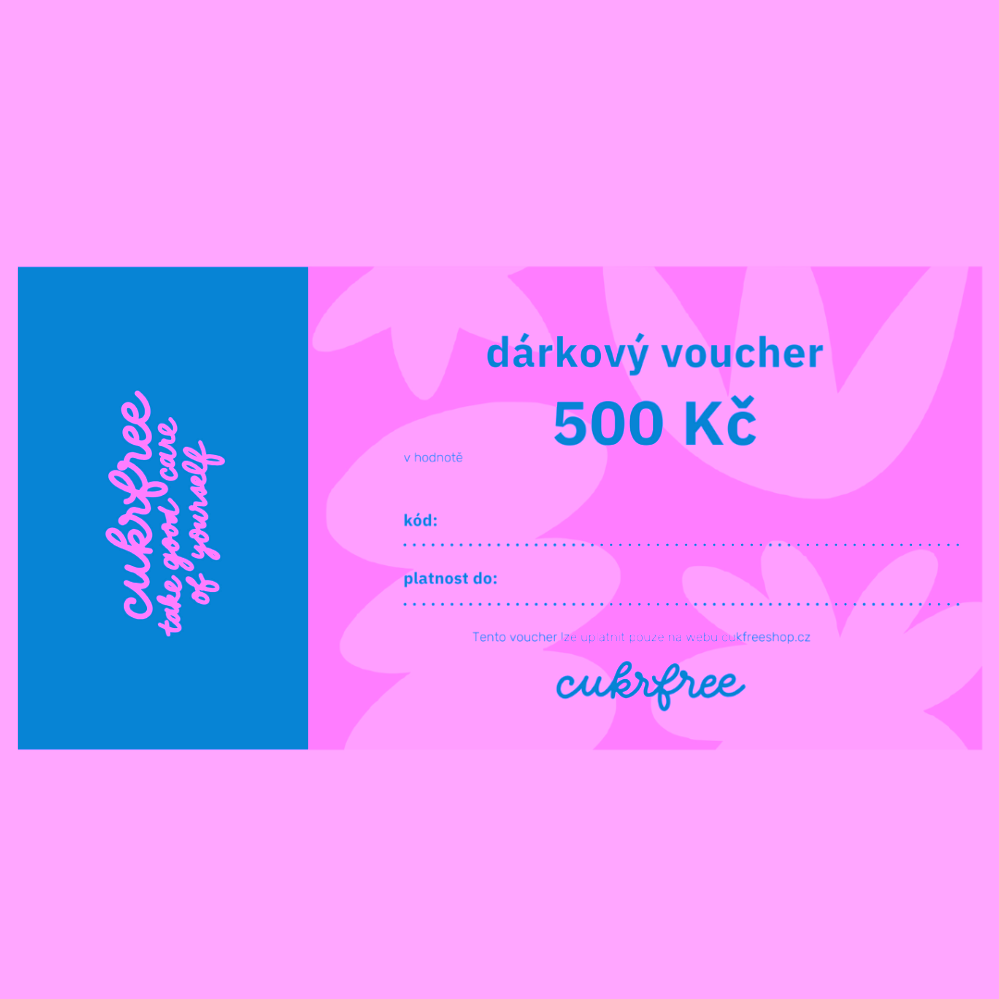 Dárkový voucher cukrfree e-mailem