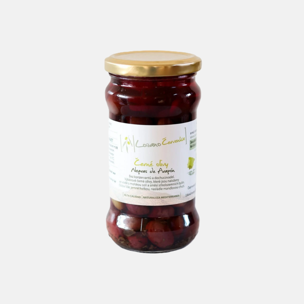 Lozano Červenka Černé olivy Negras de Aragón 145 g