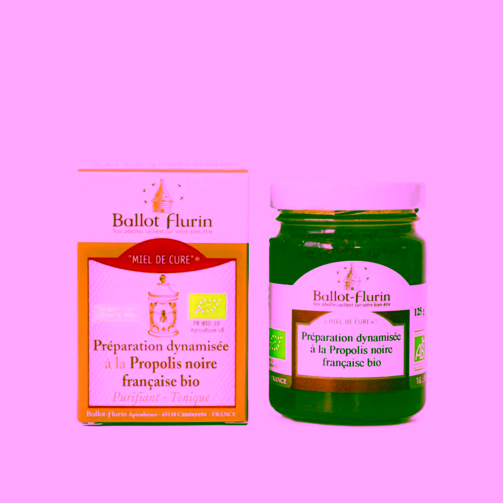 Ballot-Flurin Bio květový med obohacený o alkoholový extrakt z černého propolisu