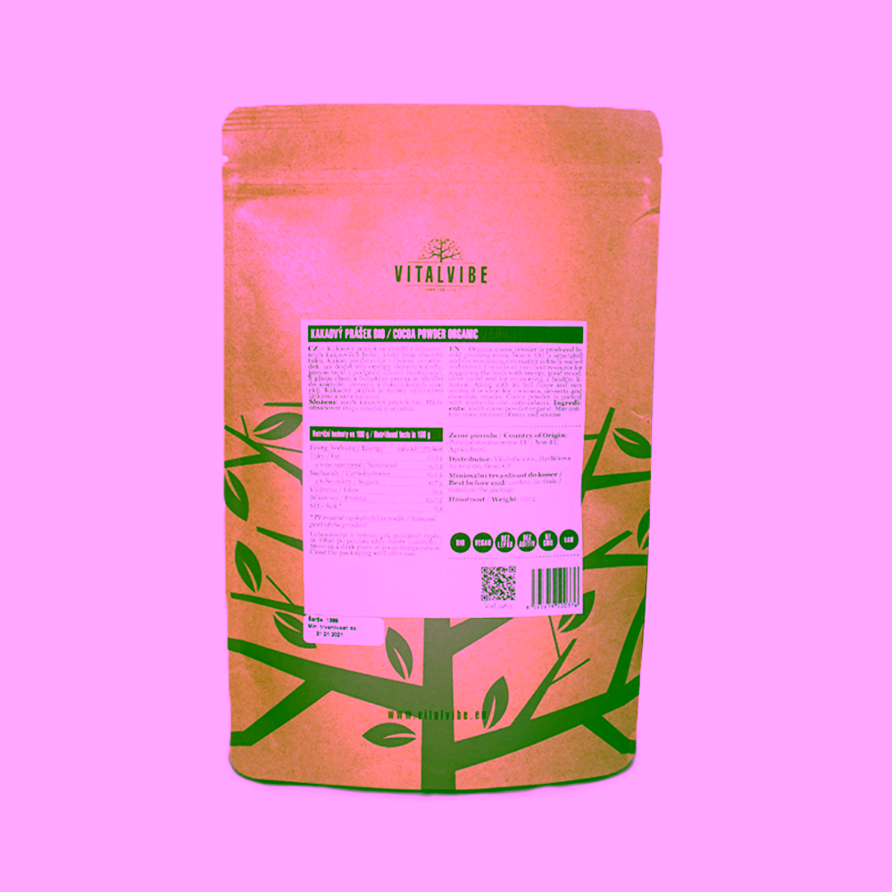 Vitalvibe Bio 100% kakaový prášek