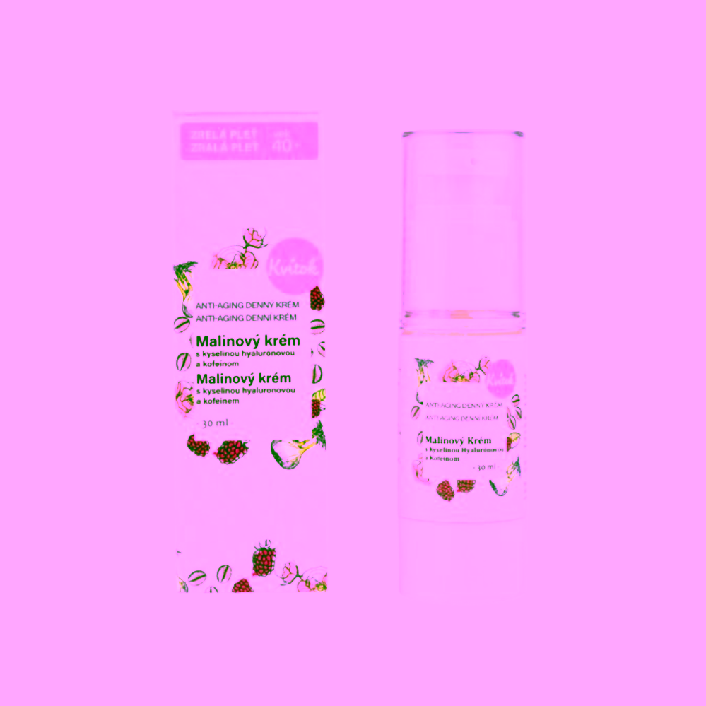 Kvitok Malinový krém pro zralou pleť denní 40+