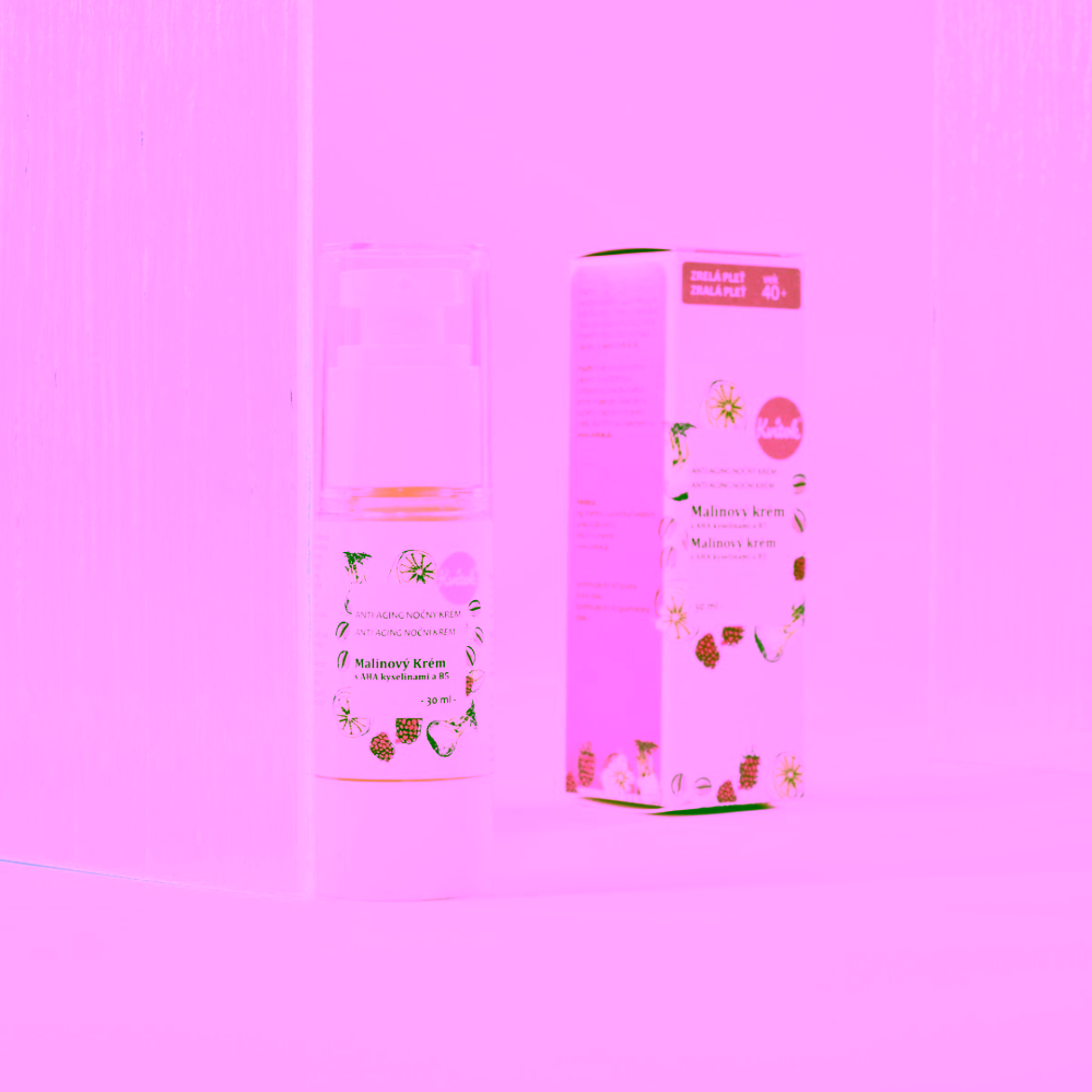 Kvitok Malinový krém pro zralou pleť noční 40+