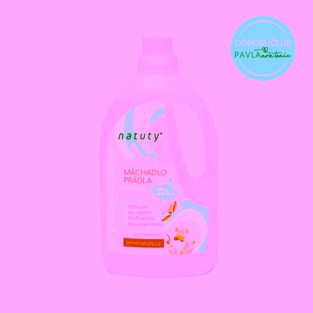 Natuty Máchadlo prádla s vůní citronu