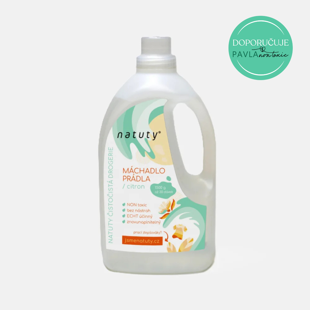 Natuty Máchadlo prádla s vůní citronu