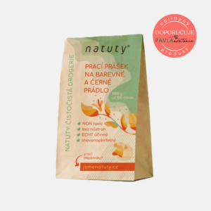 Natuty Prací prášek na barevné a černé prádlo