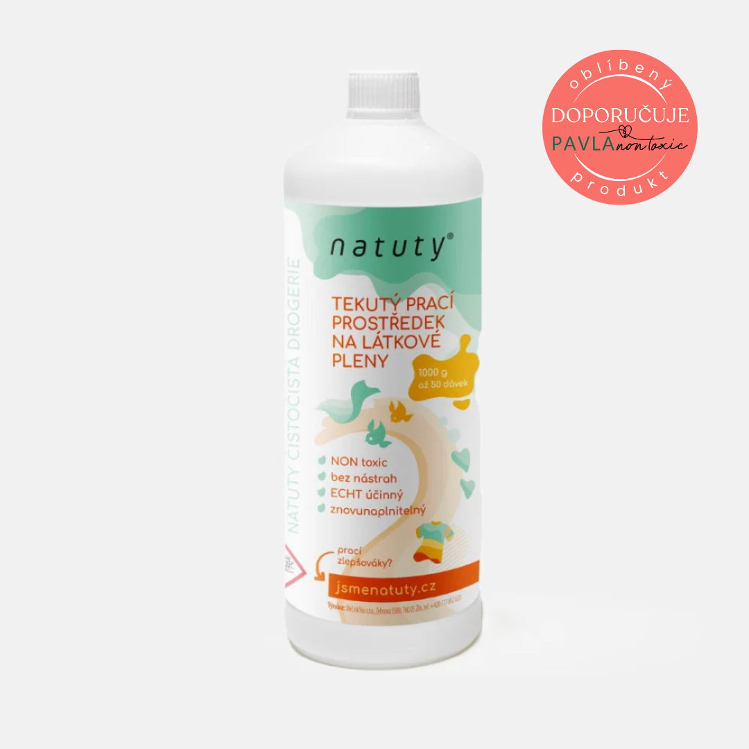 Natuty Tekutý prací prostředek na látkové pleny