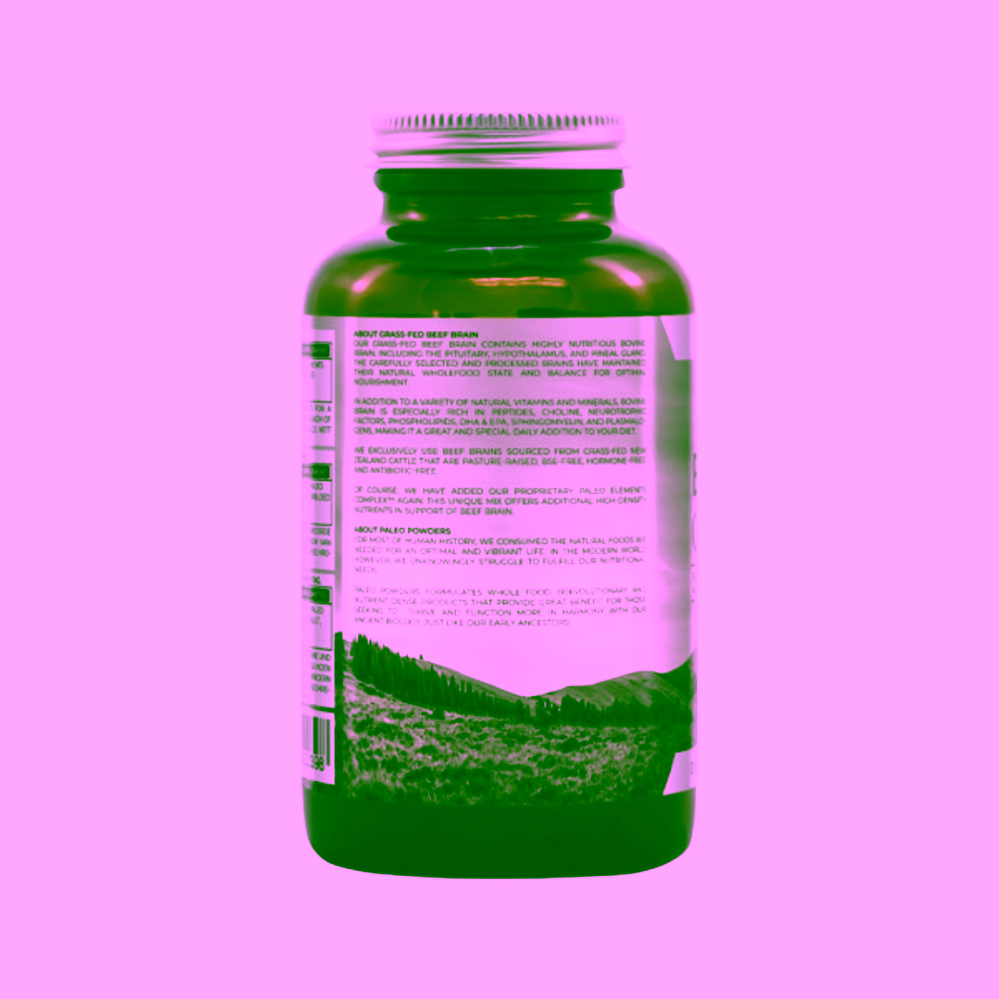 Paleo Powders Hovězí mozek grass-fed