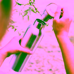 Pandoo Nerezová termoska s bambusovým víčkem 750 ml