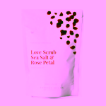 Vanessa Megan Tělový peeling s mořskou solí, esencemi a okvětními lístky růží Love Scrub