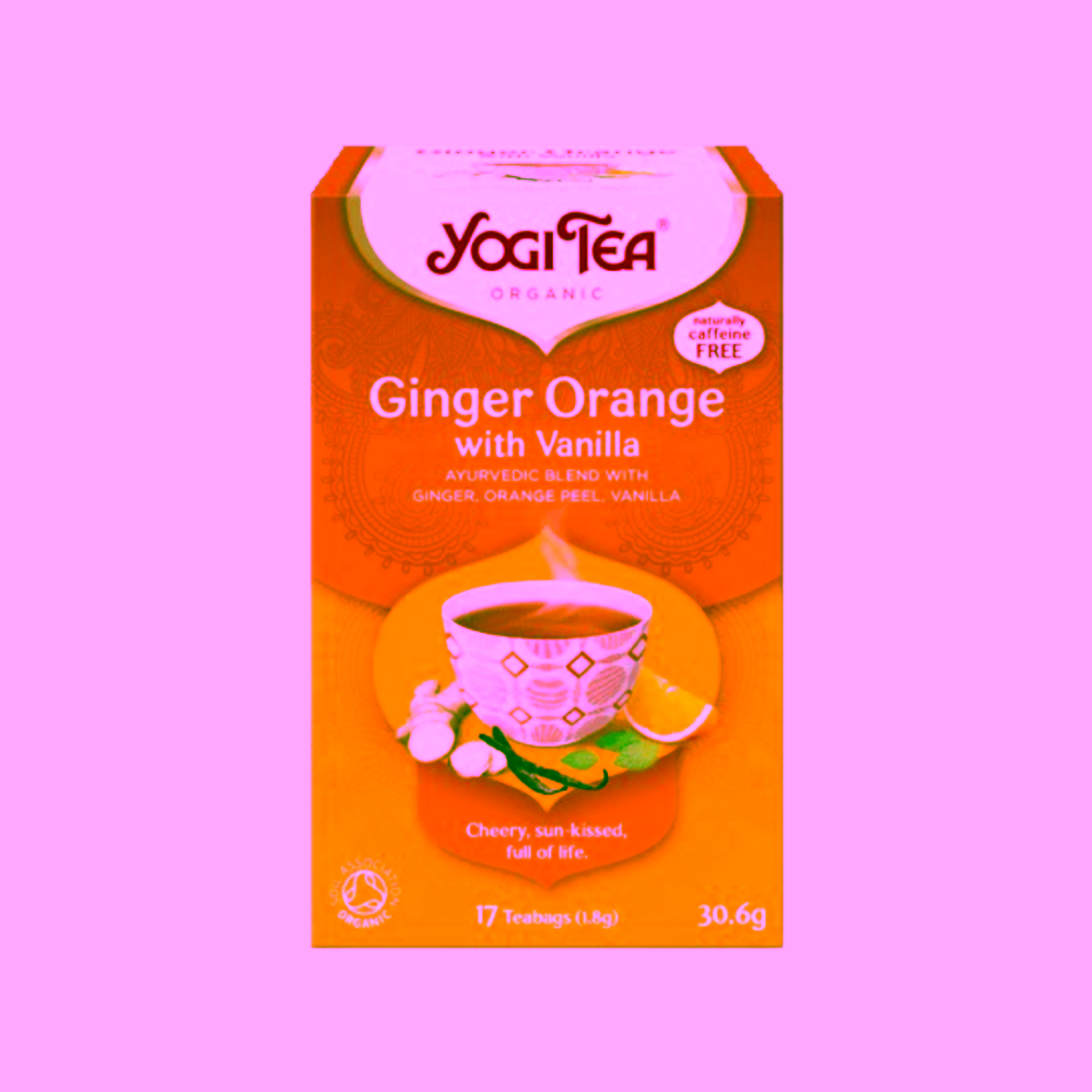 Yogi Tea Bio Zázvor s pomerančem a vanilkou